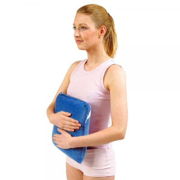 Vibration Pillow blue corduroy