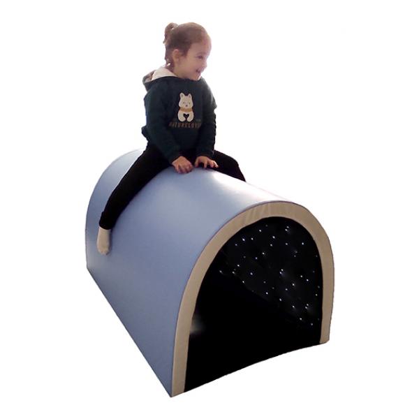 Tunnel with light stars