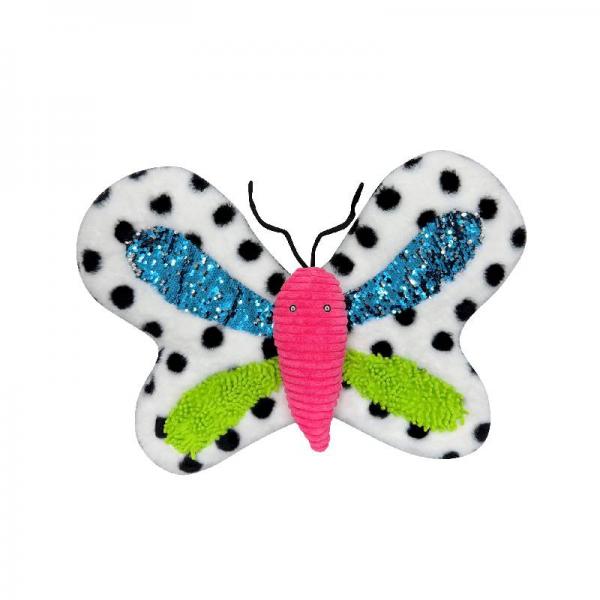 Weighted tactile butterfly with glitter
