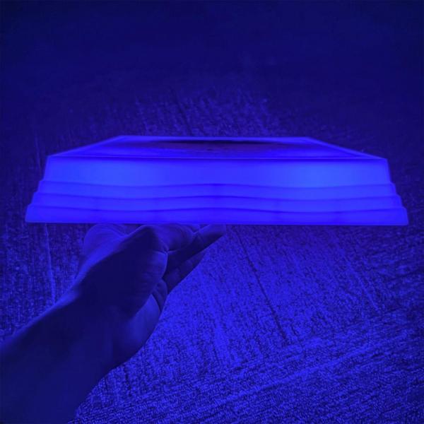 Square sensory LED balance stones with liquid