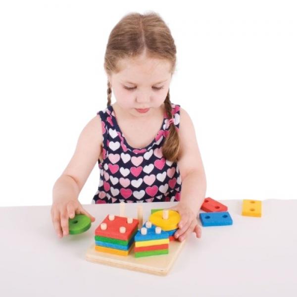 Stacking shapes