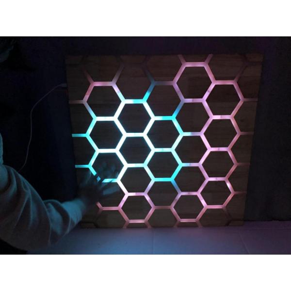 Touch Interactive Honeycomb Panel, Wall Mounted