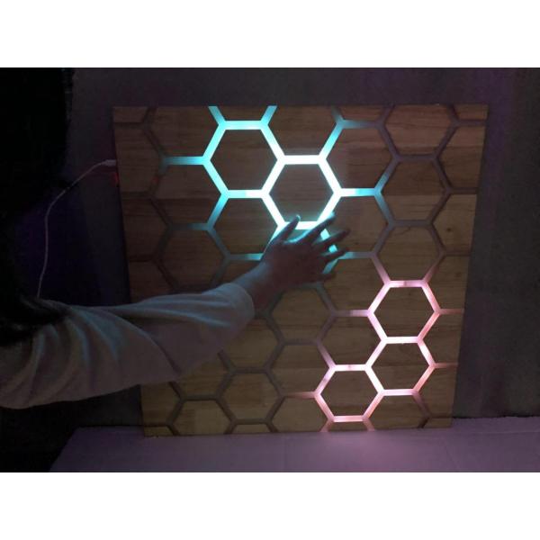 Touch Interactive Honeycomb Panel, Wall Mounted