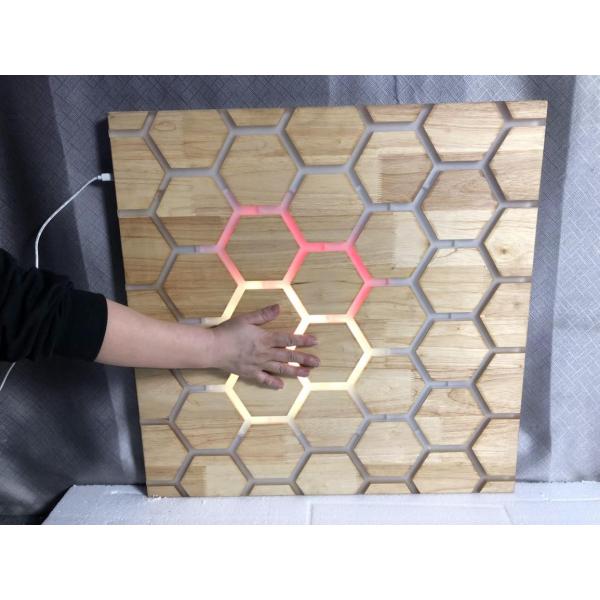 Touch Interactive Honeycomb Panel, Wall Mounted