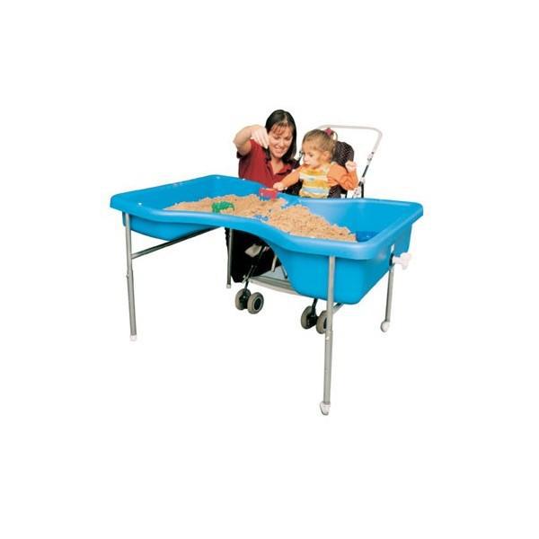 Hourglass Sandpit & Water Tray for wheelchair user