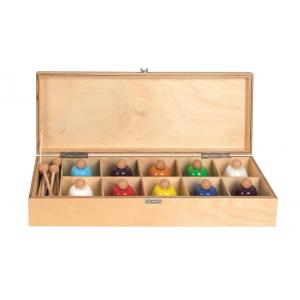 Combi bells in wooden box