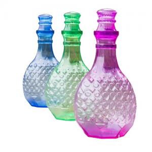 Large coloured bottles