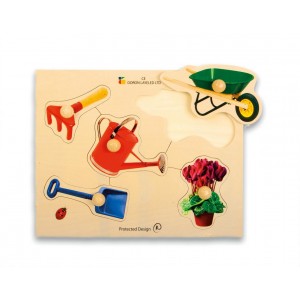 Big Knob puzzle - Garden tools