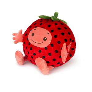 Hand warmer cuddly pillow - strawberry