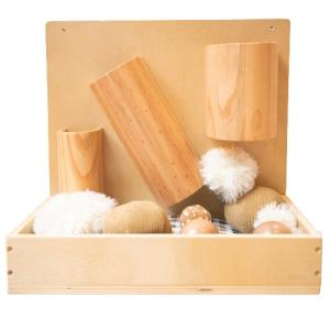 Wooden Activity Board - Textured Balls