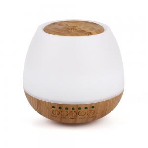 Wooden lightning aroma diffuser with speaker