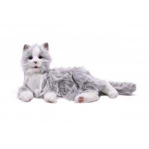 Interactive Cat - Silver/White