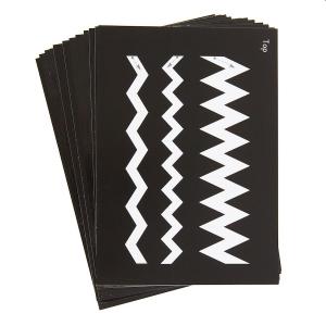 Card inserts for illuminated drawing boards - patterns