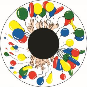 Magnetic Effect Wheel - Balloons