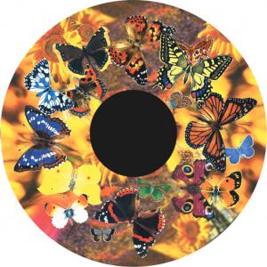 Magnetic Effect Wheel - Butterfly