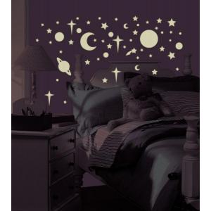 Celestial Glow in the Dark Wall Decals