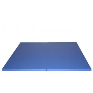 Two folding floormat  200 x 200 x 5 cm - Blue