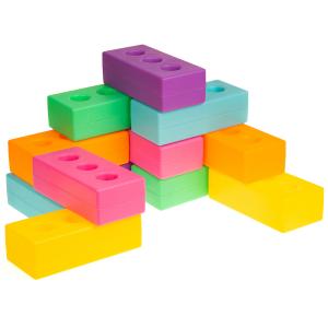 Light up glow construction blocks