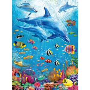Puzzle - Meeting of Dolphins (100 XXL)