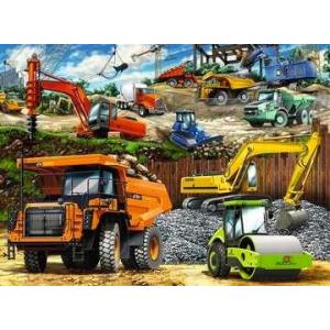 Puzzle Construction vehicles (100 XXL)