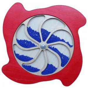 Rotating Rainfall Water wheel Panel