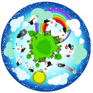 Space Projector Wheel - Counting Sheep