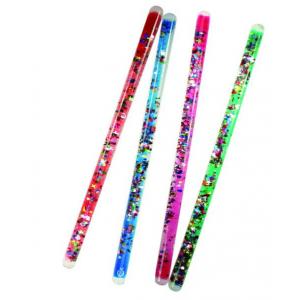 Spiral glitter wands - set of 4