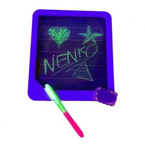 Neon Glow drawing board with pen and sponge