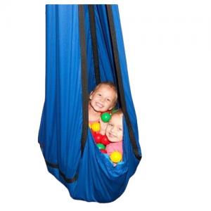 Therapy swing with plastic balls