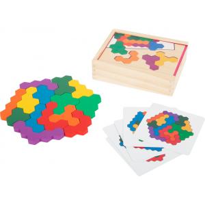 Hexagon Wooden Puzzle Learning Game