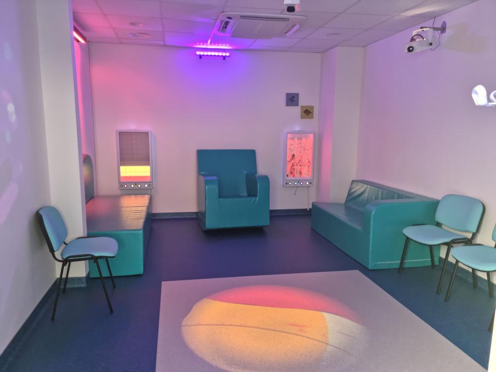 Interactive Sensory waiting and treatment room