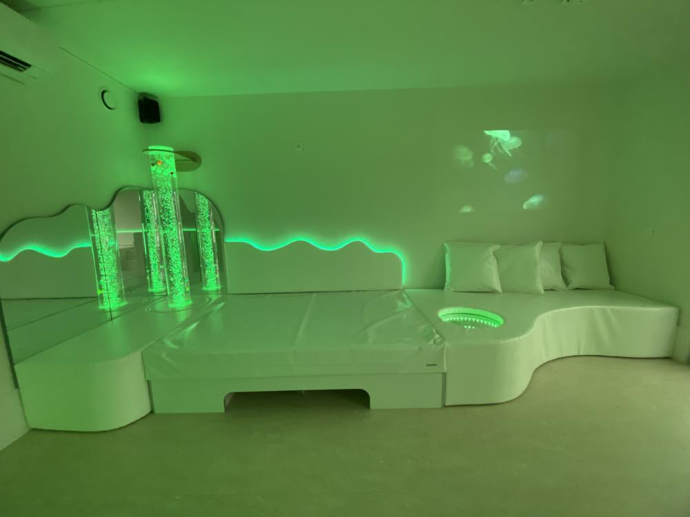 Interactive Sensory room with soft lodge