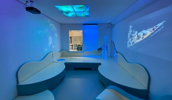  Sensory room with sensory projector