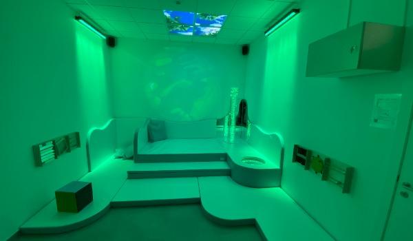 Sensory room with Interactive lighting