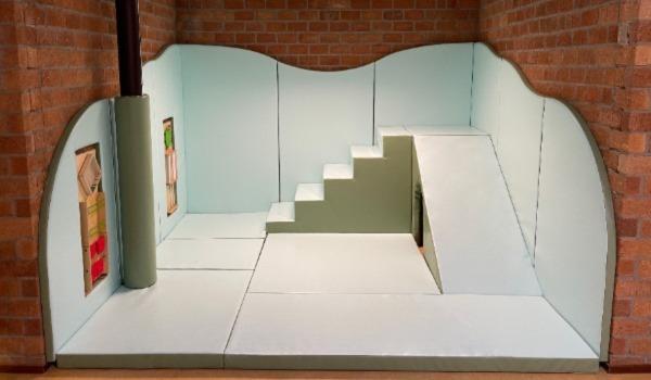 Soft Play corner with soft floor and wall cushions